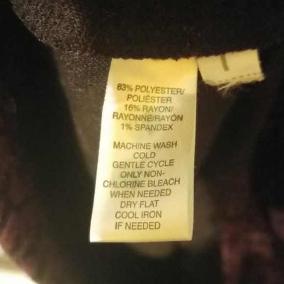 Ann Taylor Loft size 8 maroon dress - Picture 5 of 6